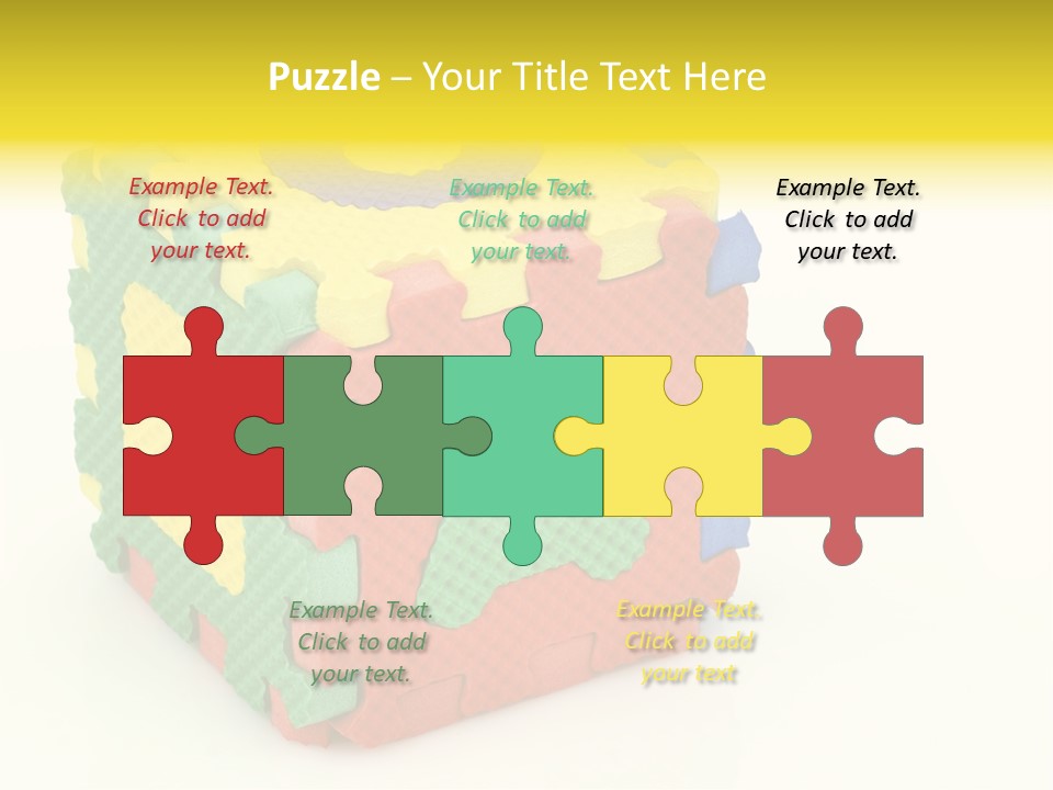 Educate Yellow Child PowerPoint Template