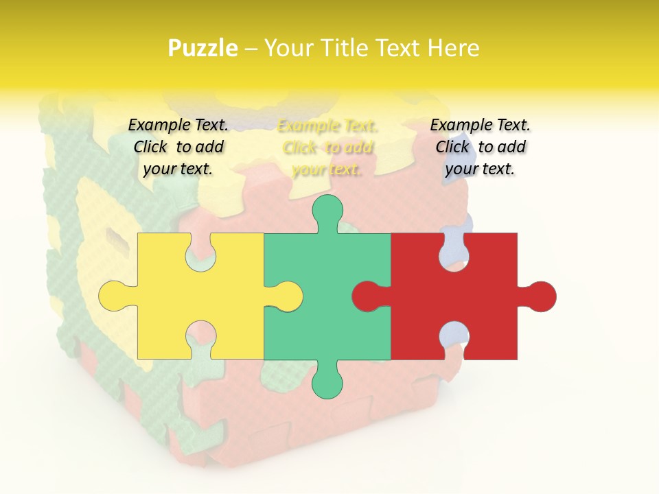 Educate Yellow Child PowerPoint Template