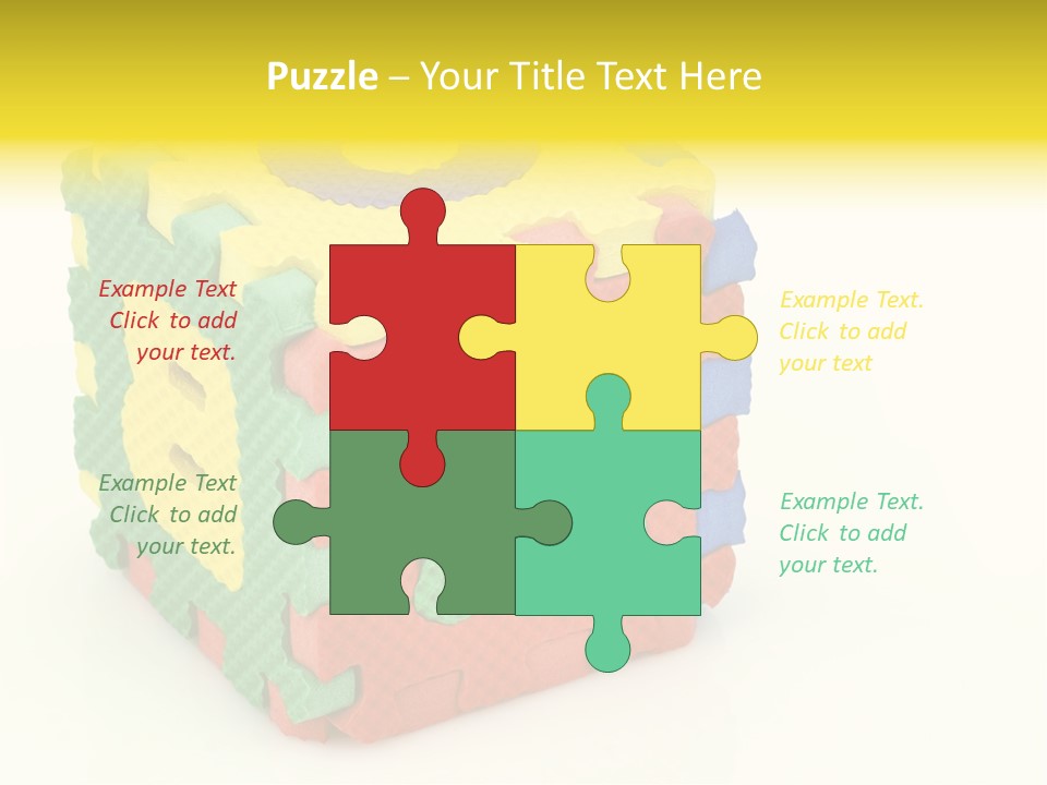 Educate Yellow Child PowerPoint Template