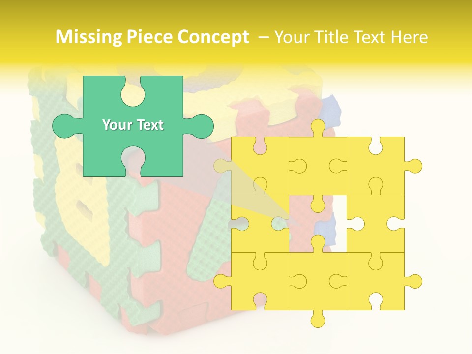 Educate Yellow Child PowerPoint Template