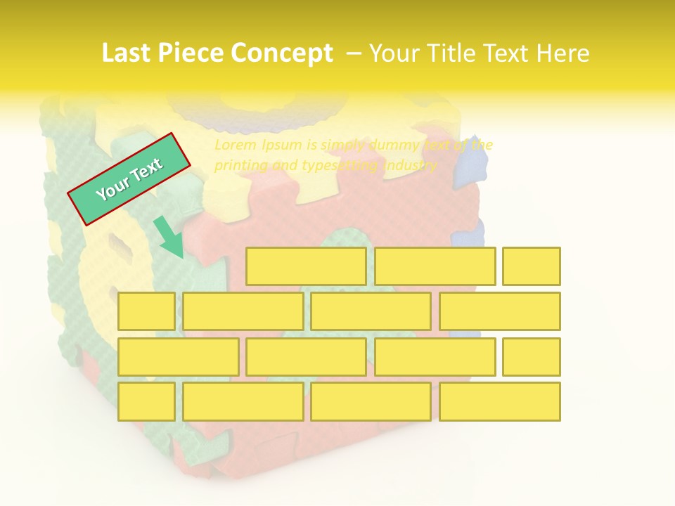 Educate Yellow Child PowerPoint Template
