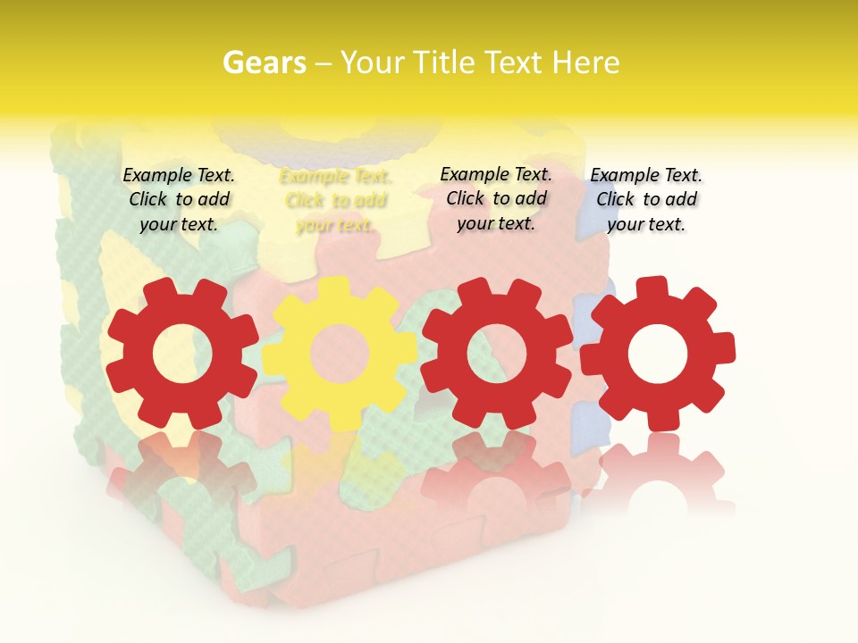 Educate Yellow Child PowerPoint Template