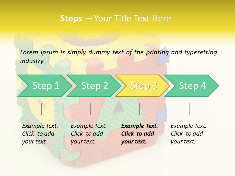 Educate Yellow Child PowerPoint Template