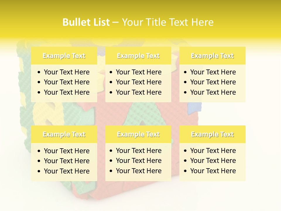 Educate Yellow Child PowerPoint Template