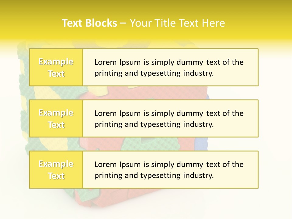Educate Yellow Child PowerPoint Template