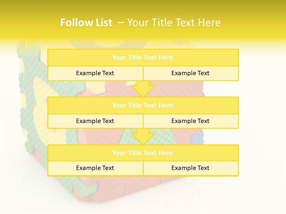Educate Yellow Child PowerPoint Template