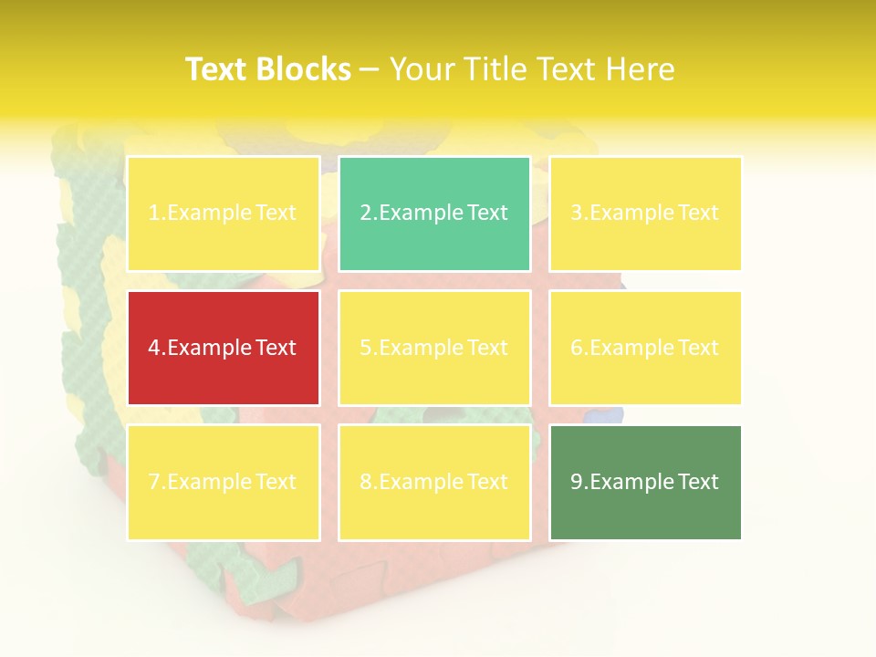 Educate Yellow Child PowerPoint Template
