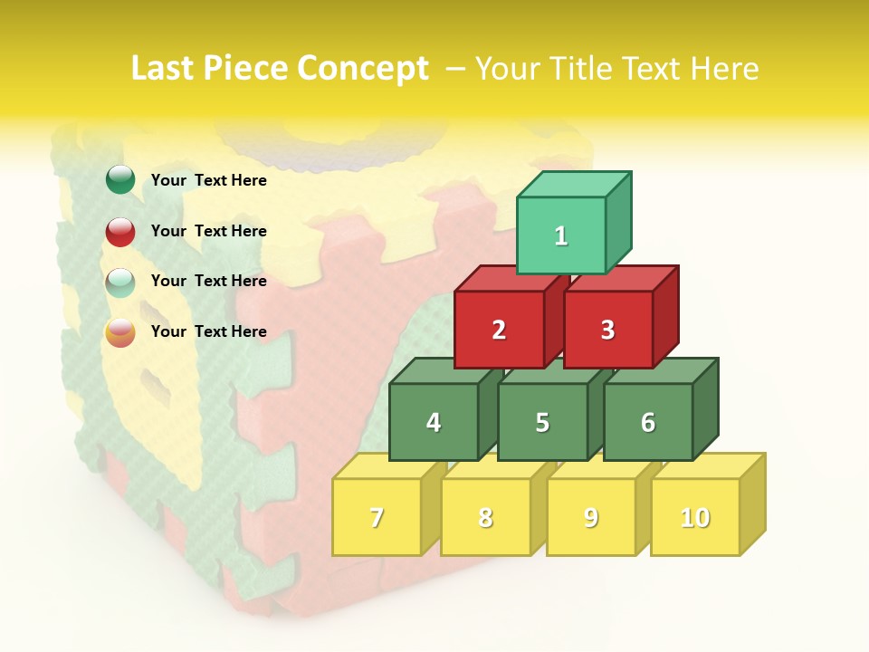 Educate Yellow Child PowerPoint Template