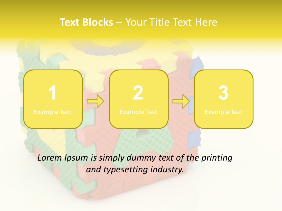 Educate Yellow Child PowerPoint Template