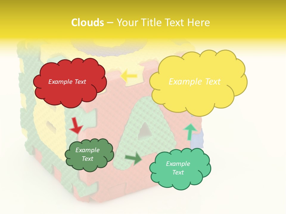 Educate Yellow Child PowerPoint Template