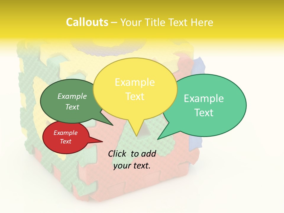 Educate Yellow Child PowerPoint Template