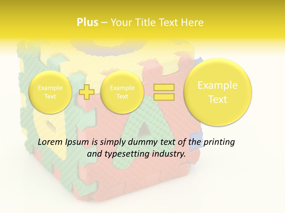 Educate Yellow Child PowerPoint Template