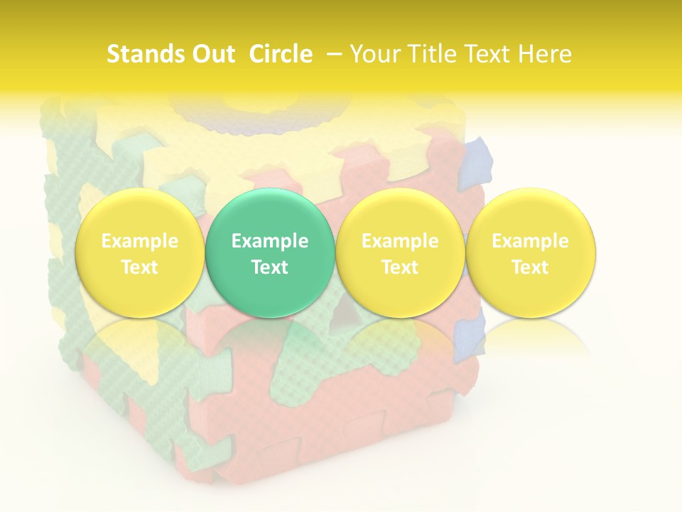 Educate Yellow Child PowerPoint Template