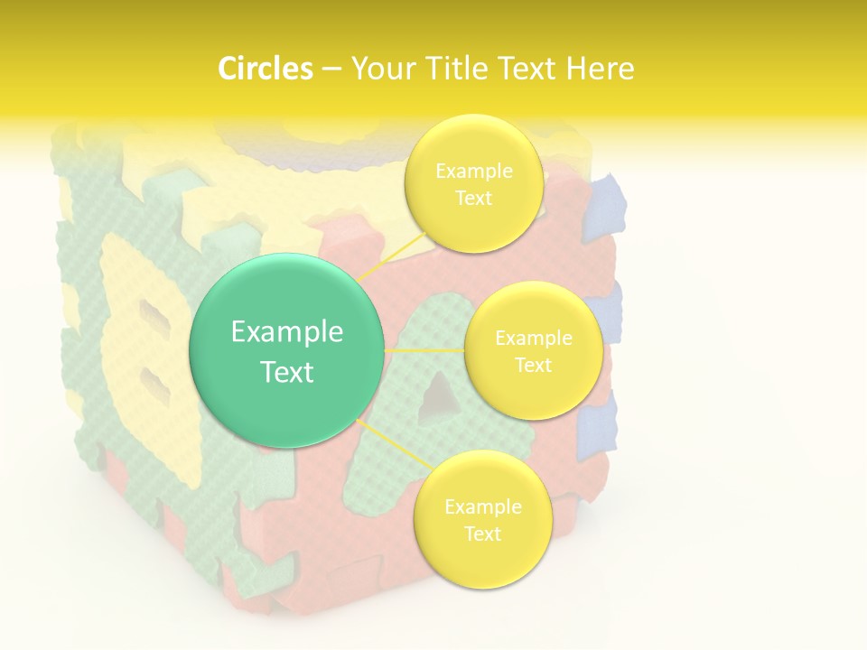 Educate Yellow Child PowerPoint Template
