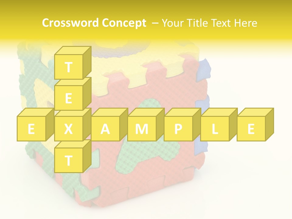 Educate Yellow Child PowerPoint Template