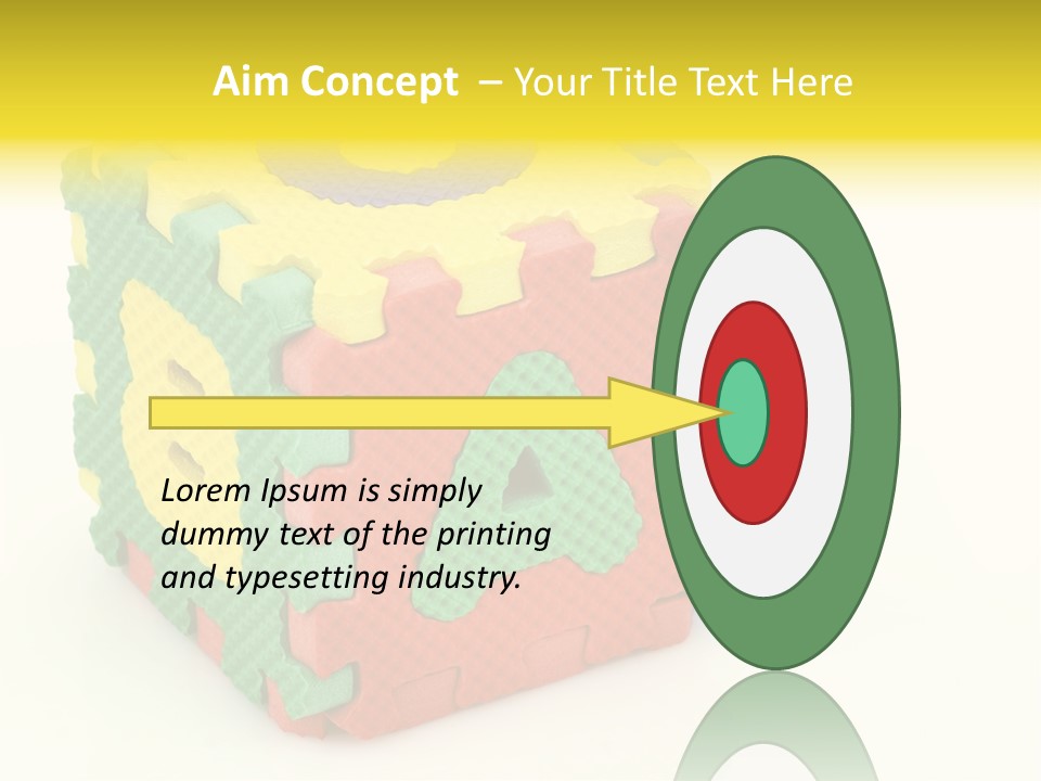 Educate Yellow Child PowerPoint Template