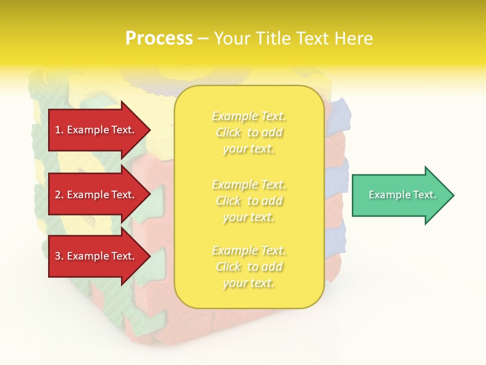 Educate Yellow Child PowerPoint Template