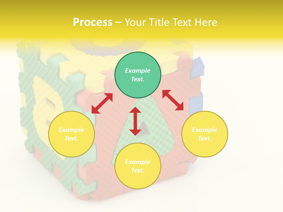 Educate Yellow Child PowerPoint Template