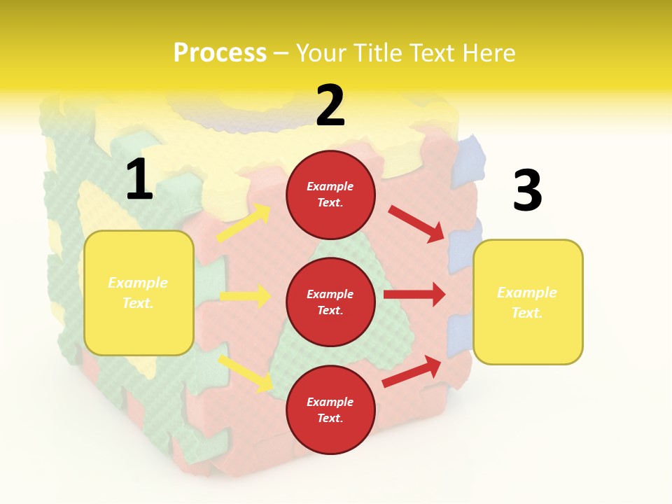 Educate Yellow Child PowerPoint Template