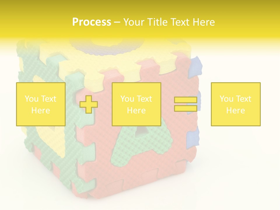 Educate Yellow Child PowerPoint Template