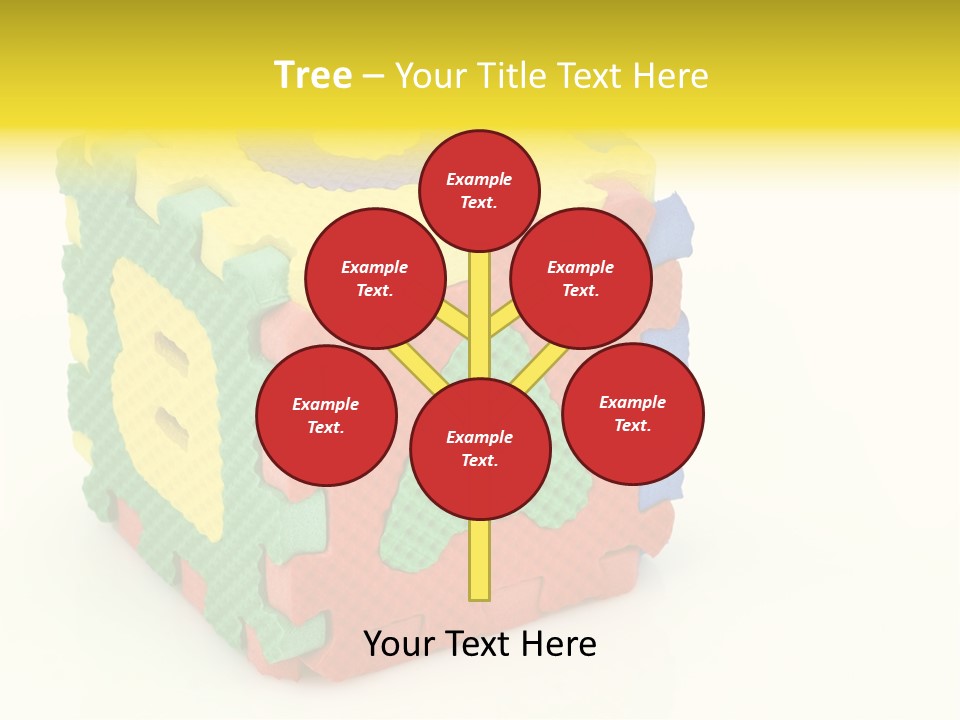 Educate Yellow Child PowerPoint Template