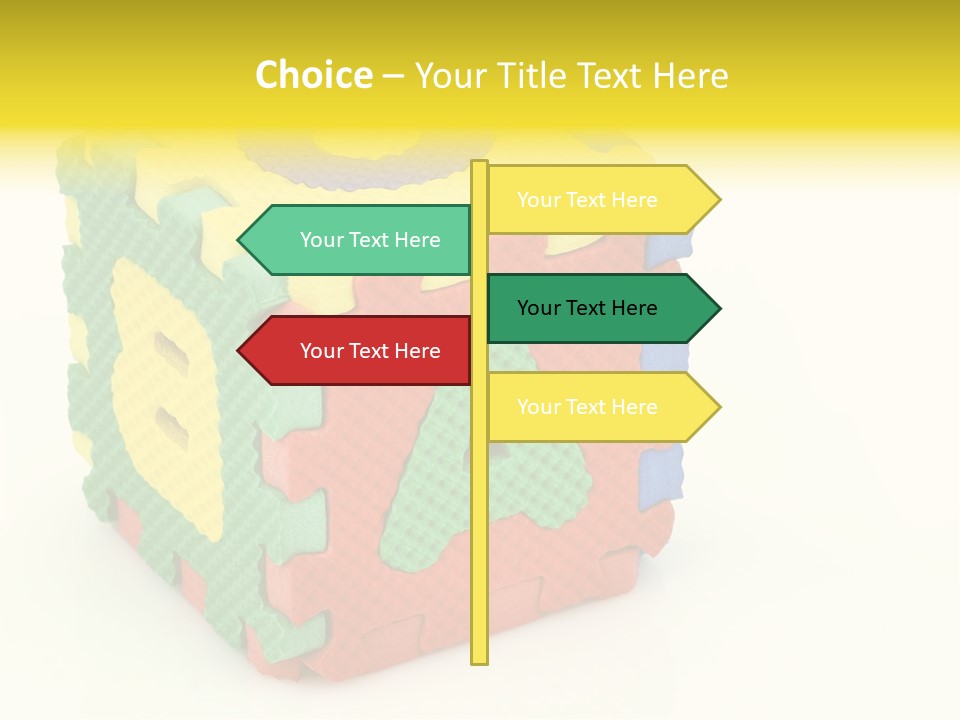 Educate Yellow Child PowerPoint Template