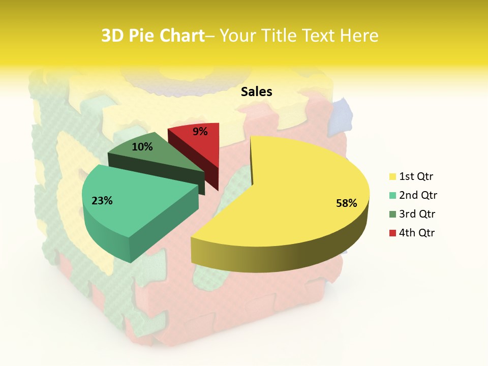 Educate Yellow Child PowerPoint Template