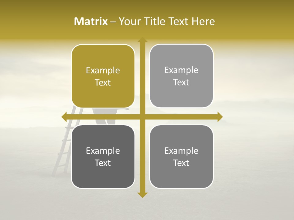 Success Stairs Altitude PowerPoint Template