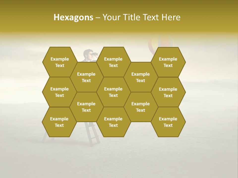 Success Stairs Altitude PowerPoint Template