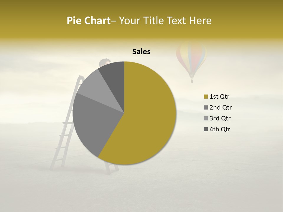 Success Stairs Altitude PowerPoint Template