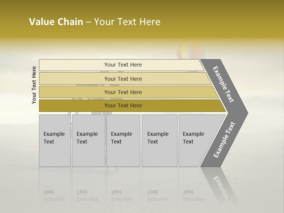 Success Stairs Altitude PowerPoint Template