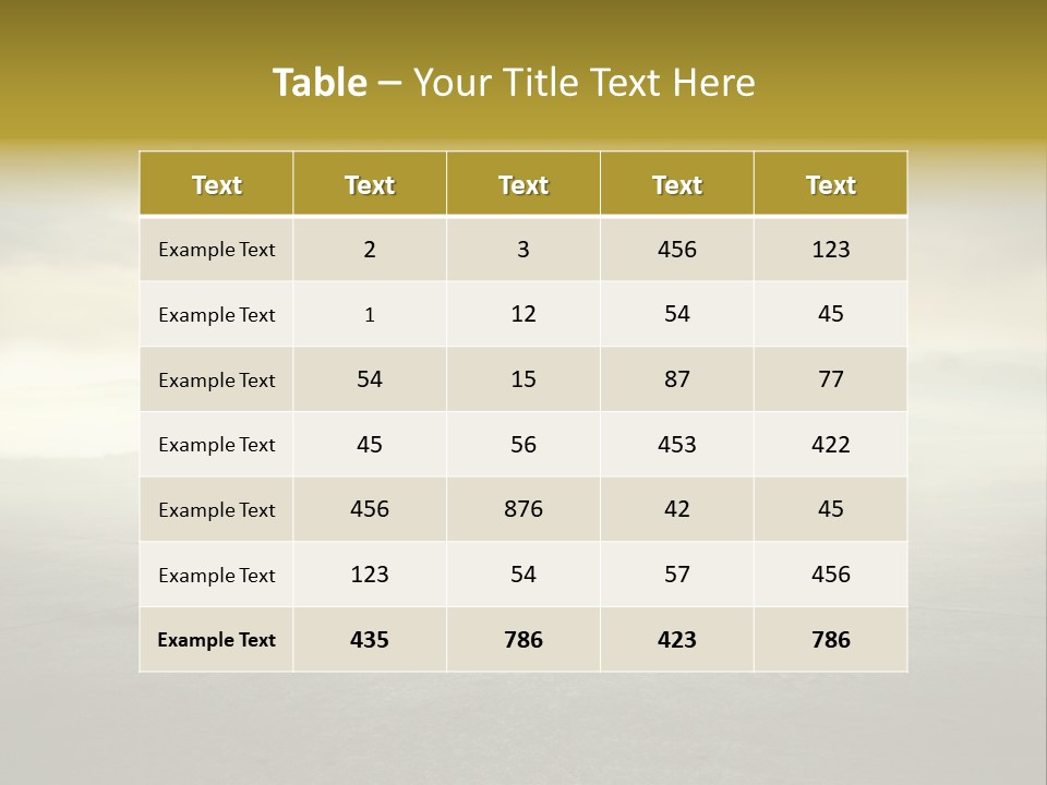 Success Stairs Altitude PowerPoint Template