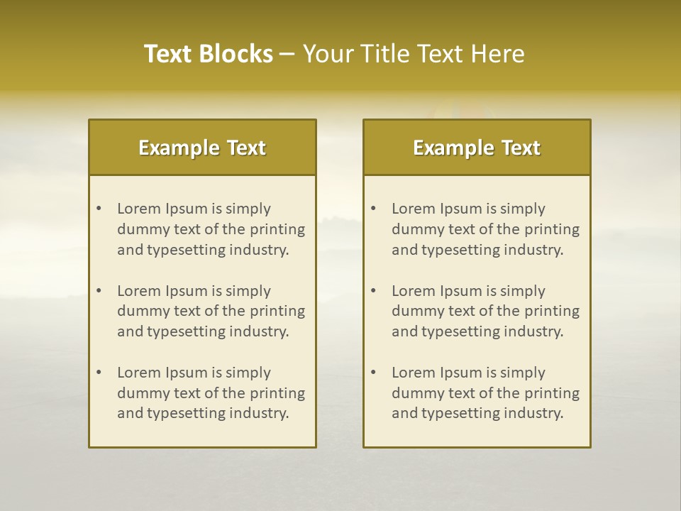 Success Stairs Altitude PowerPoint Template