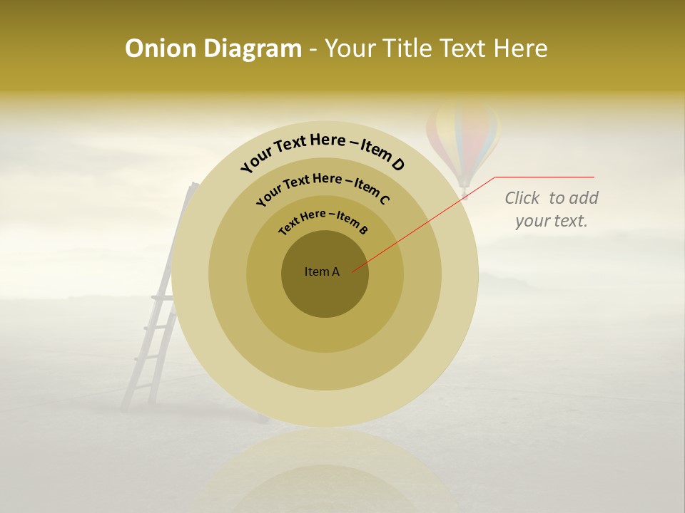 Success Stairs Altitude PowerPoint Template