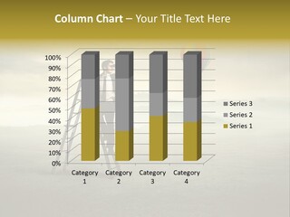 Success Stairs Altitude PowerPoint Template