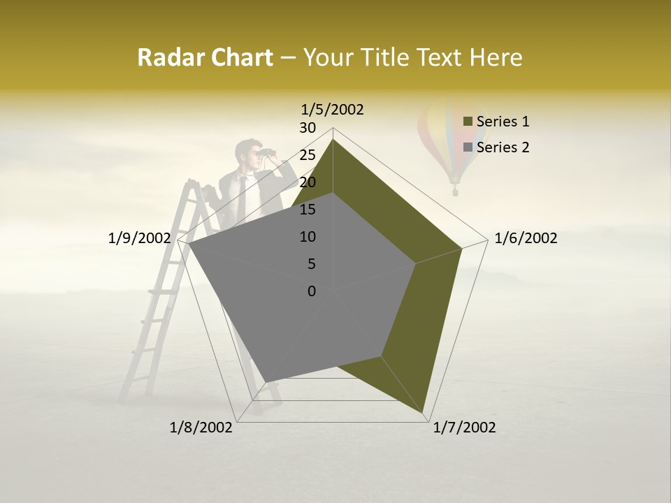 Success Stairs Altitude PowerPoint Template