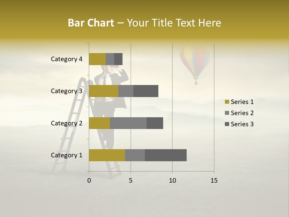 Success Stairs Altitude PowerPoint Template