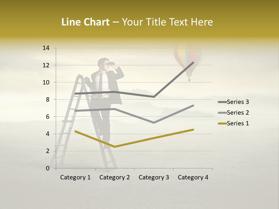 Success Stairs Altitude PowerPoint Template