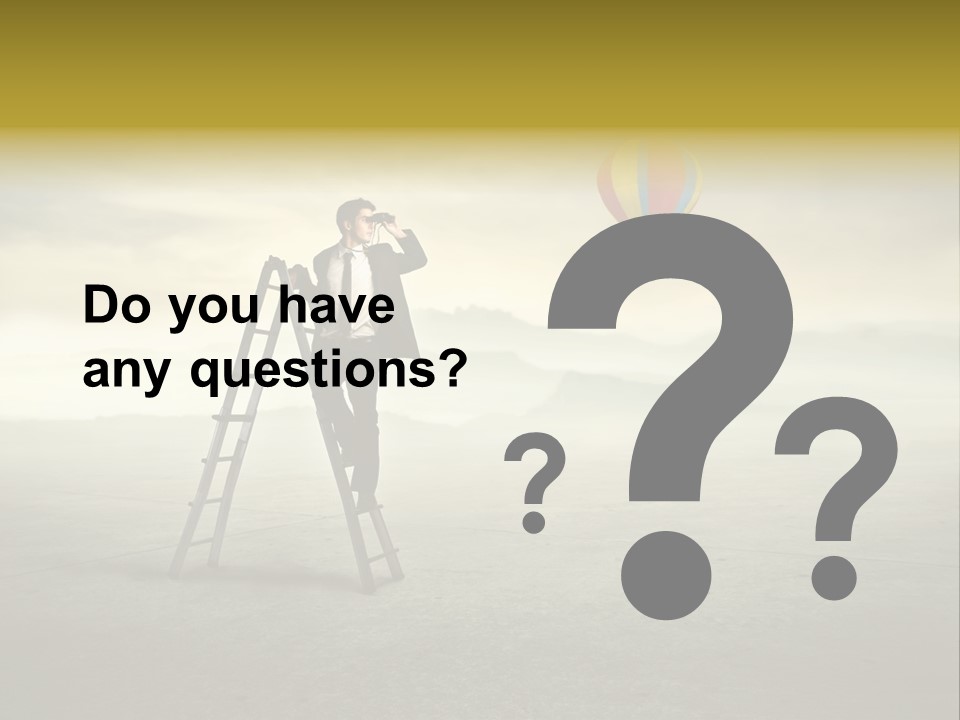 Success Stairs Altitude PowerPoint Template