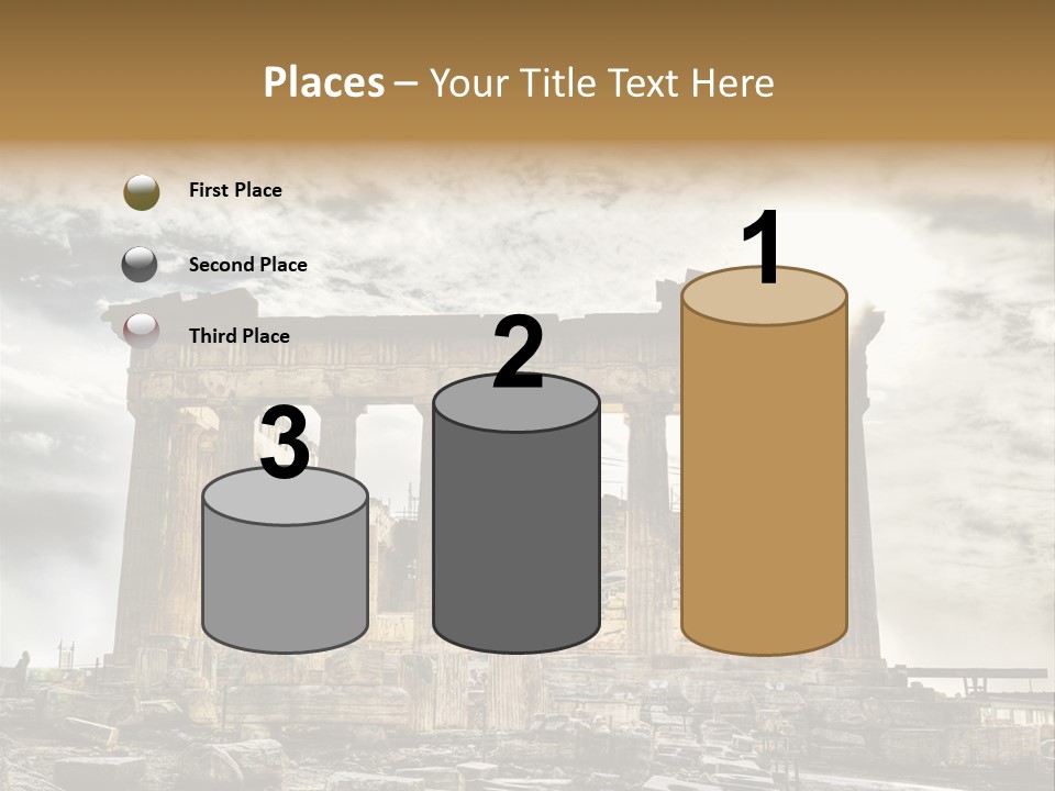 Stadium Hellas Travel PowerPoint Template