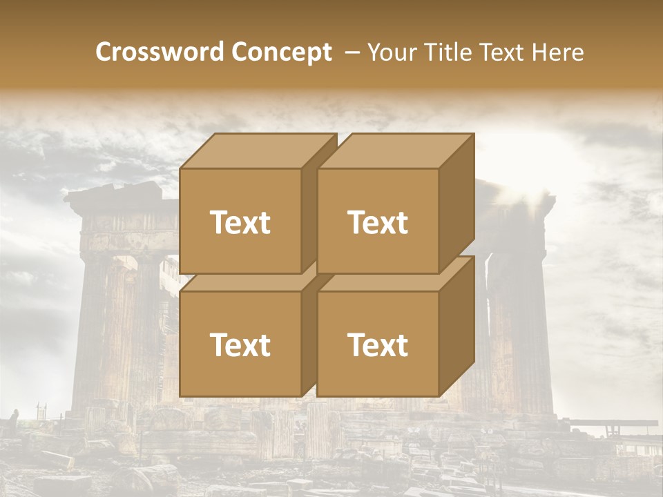 Stadium Hellas Travel PowerPoint Template