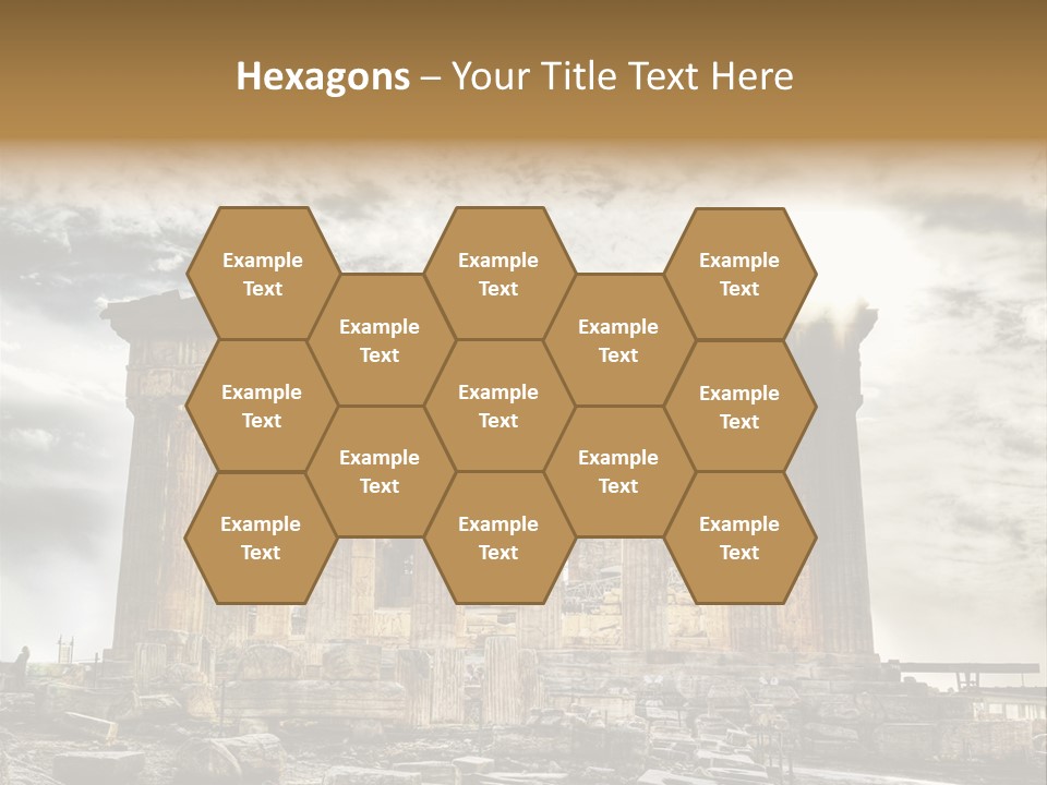 Stadium Hellas Travel PowerPoint Template