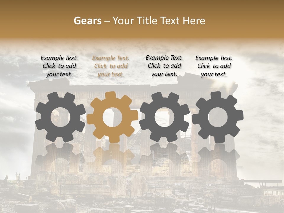 Stadium Hellas Travel PowerPoint Template