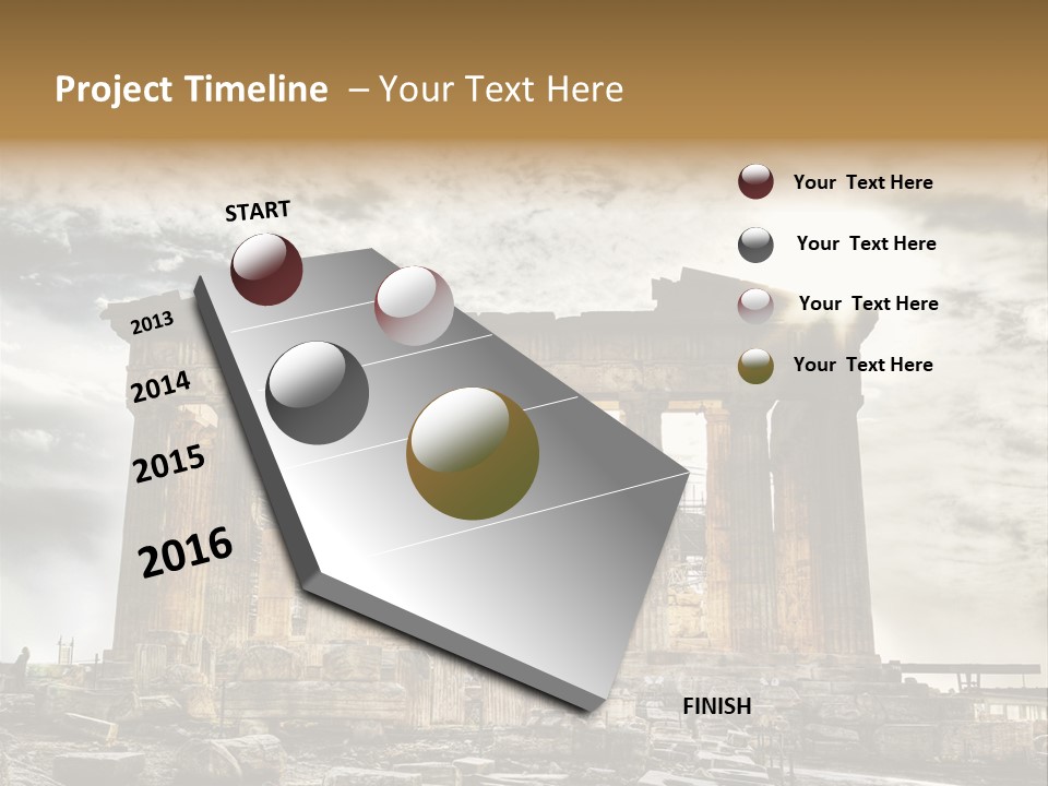 Stadium Hellas Travel PowerPoint Template