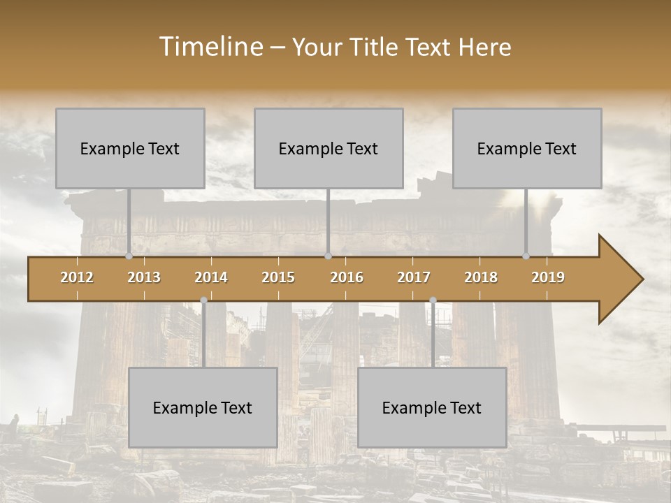 Stadium Hellas Travel PowerPoint Template