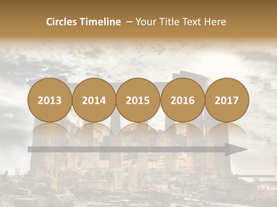 Stadium Hellas Travel PowerPoint Template