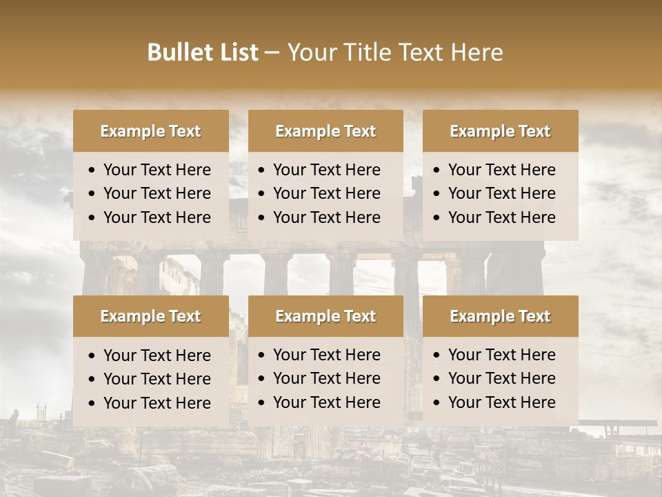 Stadium Hellas Travel PowerPoint Template