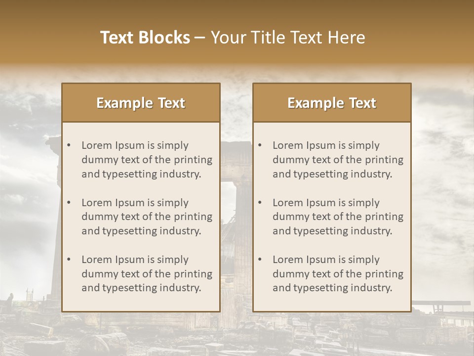Stadium Hellas Travel PowerPoint Template