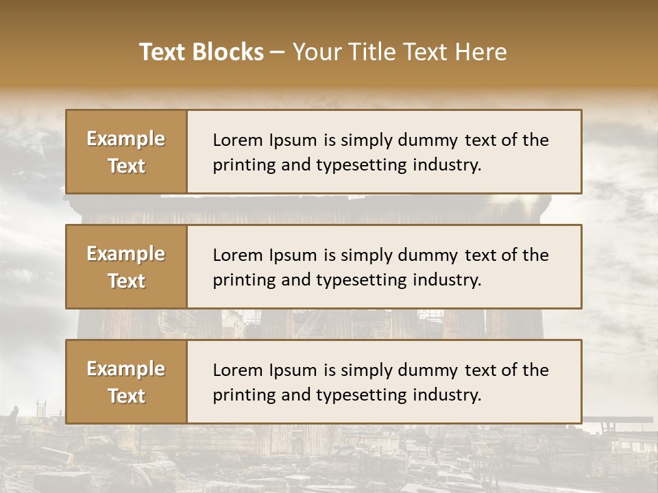 Stadium Hellas Travel PowerPoint Template