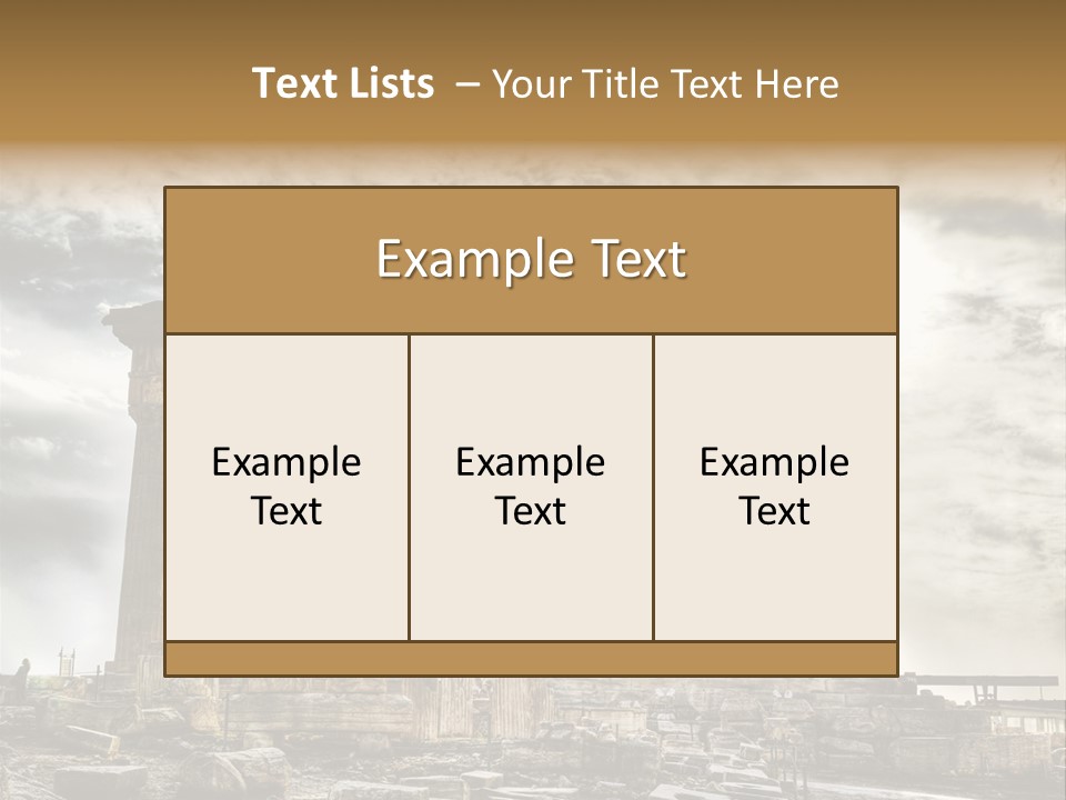Stadium Hellas Travel PowerPoint Template